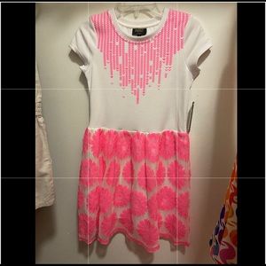 NWT Laundry by Shelli Segal T-Shirt & Tulle dress girls size 12